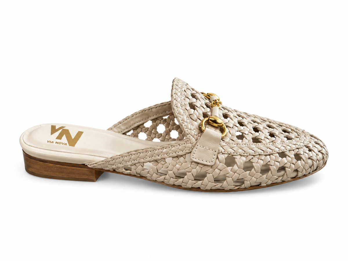 Via Nova Loom Flat Slip On Shoe