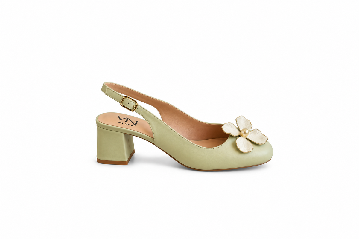 Via Nova Louise Mint Heels