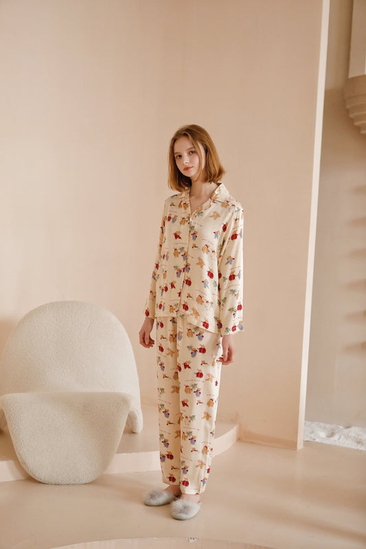 Farida 2-Piece Sleepwear Set – 100% Viscose High Quality