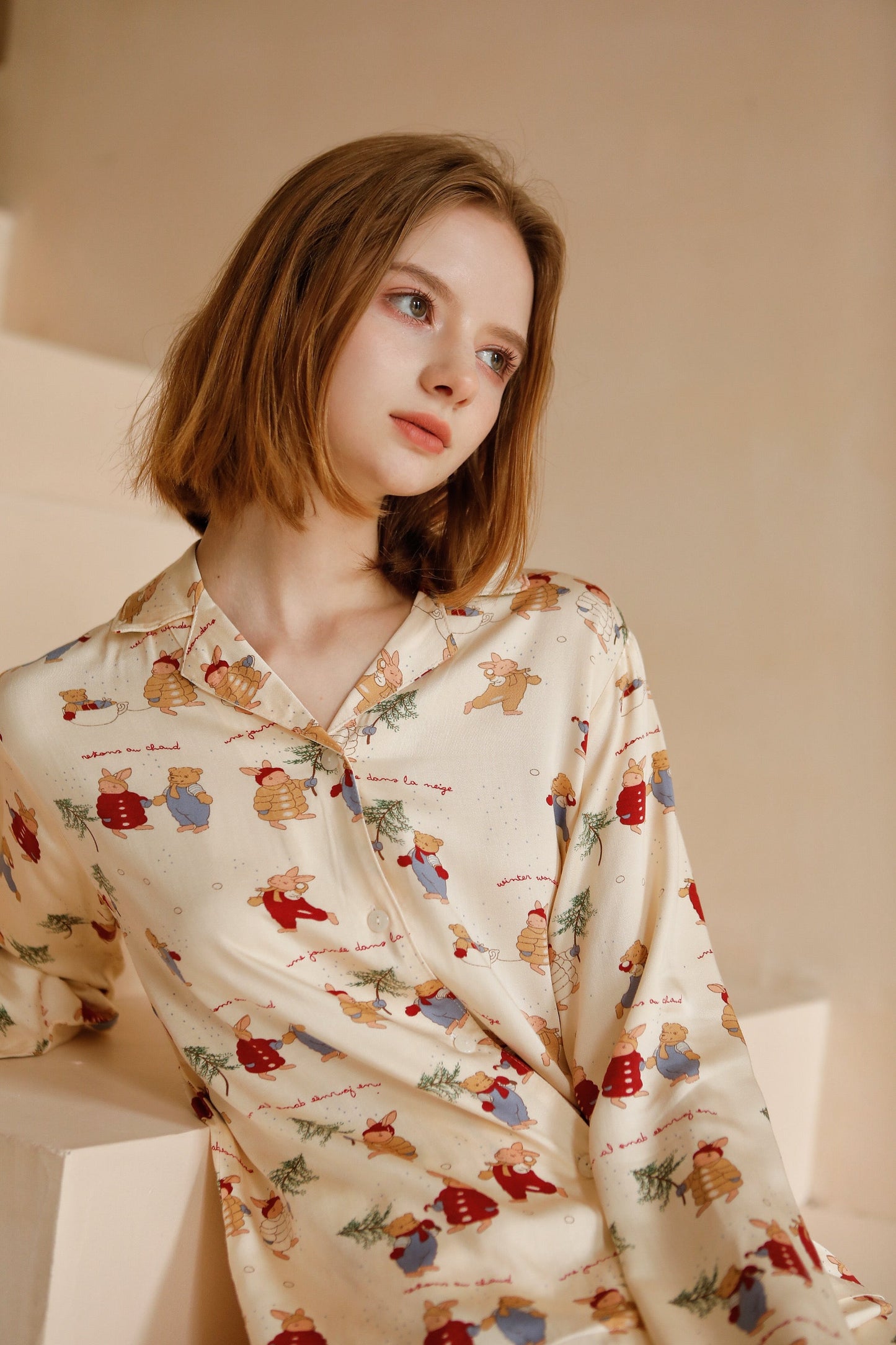 Farida 2-Piece Sleepwear Set – 100% Viscose High Quality