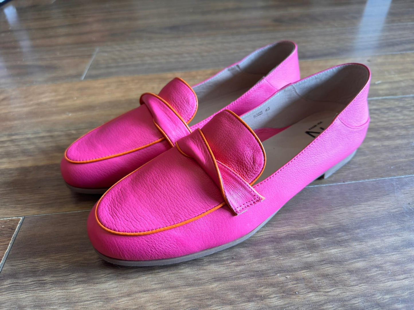 BOSS in Fuchsia and Orange