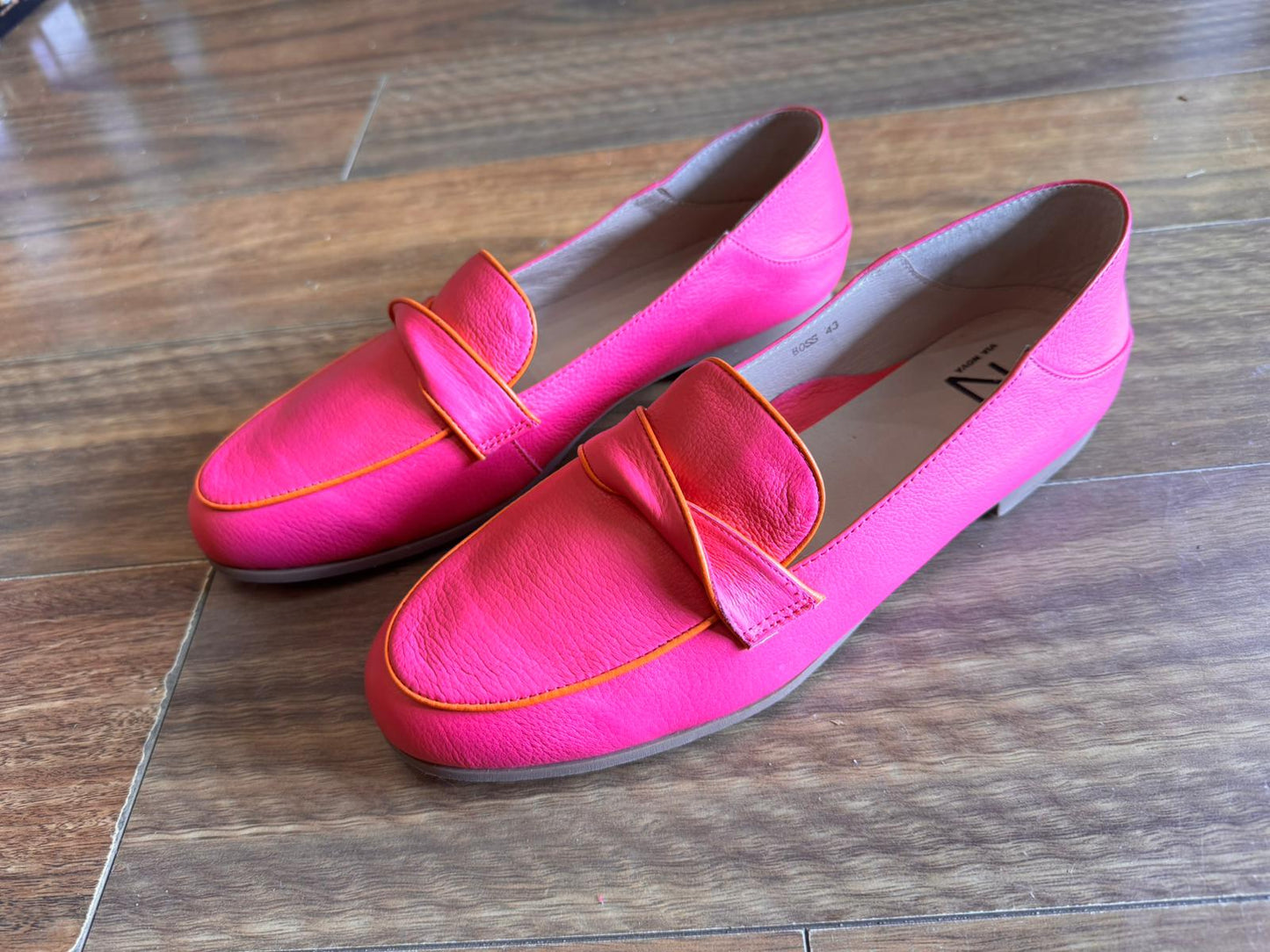 BOSS in Fuchsia and Orange