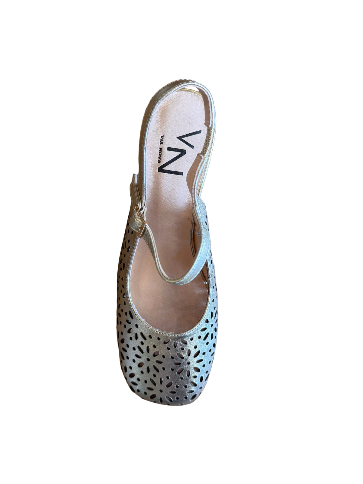 Via Nova Lulu Gold Heels