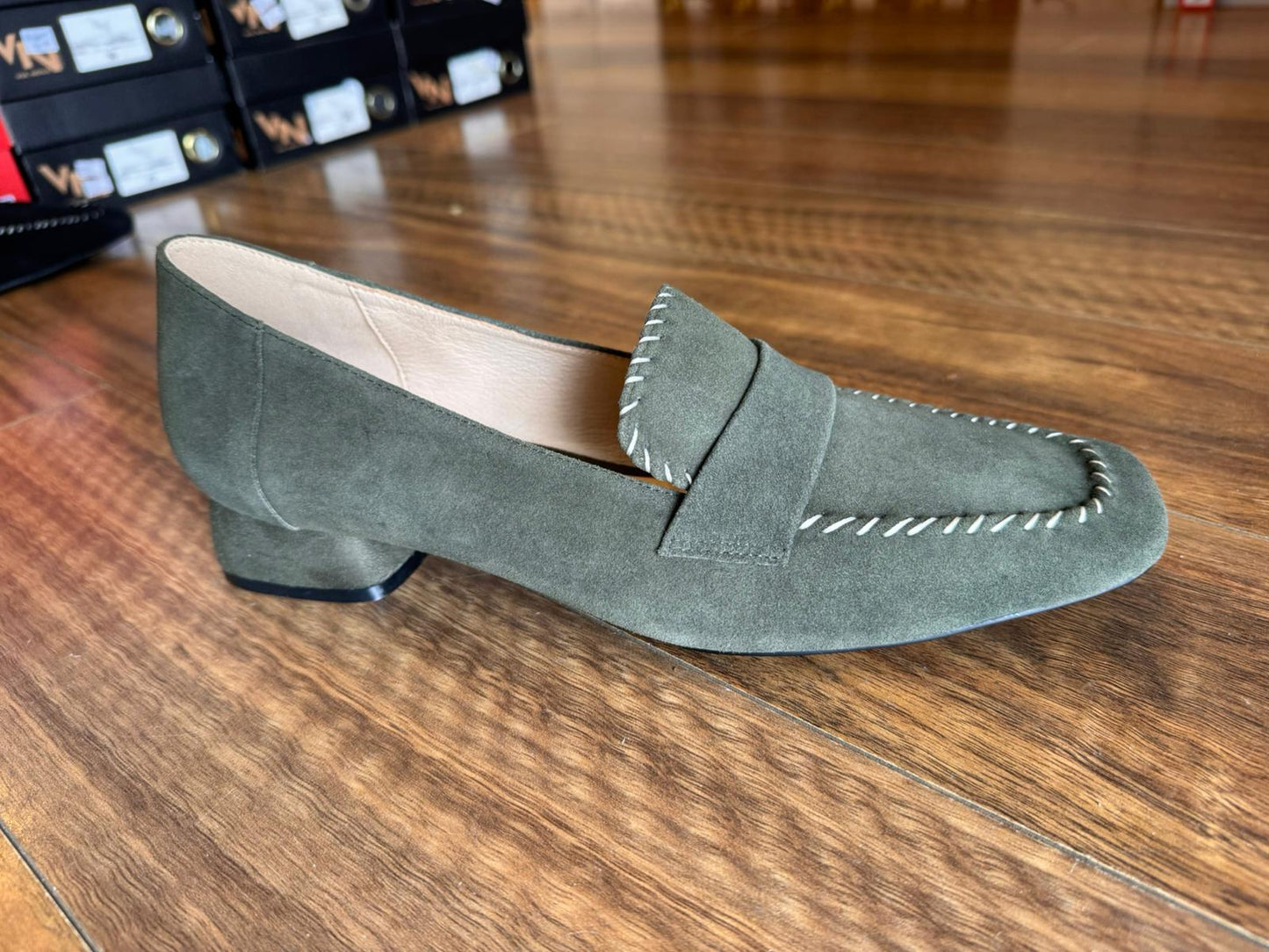 BO in Olive Suede