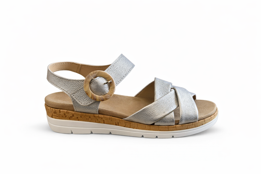 ACO - Sami 02H - Silver Sandals