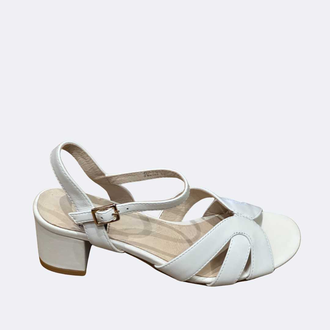 Via Nova - Judah - Short Heels - White