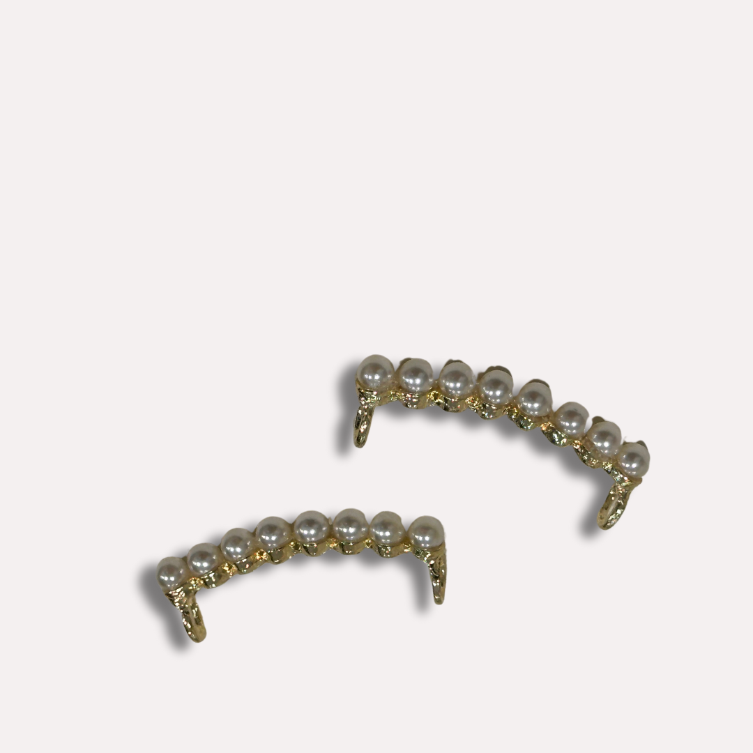 Shoe Trim - Pearl Bar