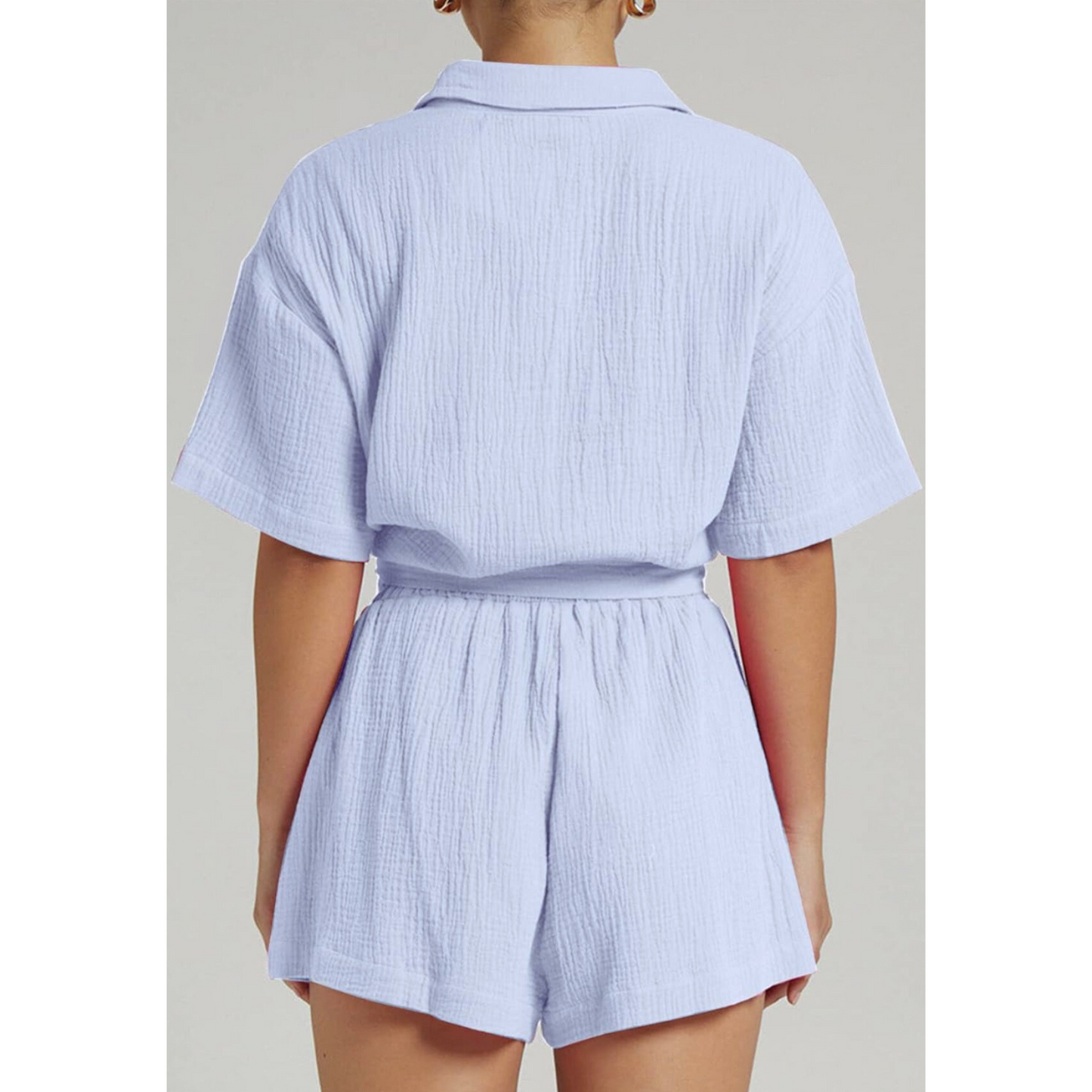 Lea 2-Piece Sleepwear Set – 100% Cotton High Quality